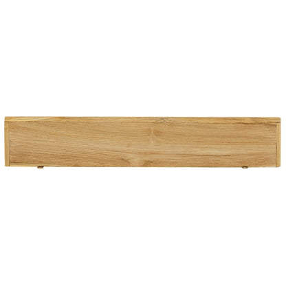 Mensole da Parete 2 pz 90x15x4 cm in Legno Massello di Teak | homemem39