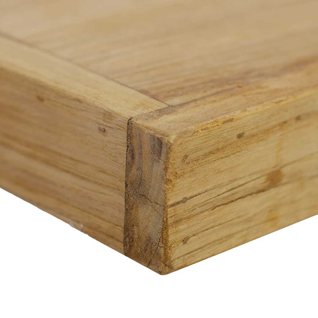 Mensole da Parete 2 pz 90x15x4 cm in Legno Massello di Teak | homemem39