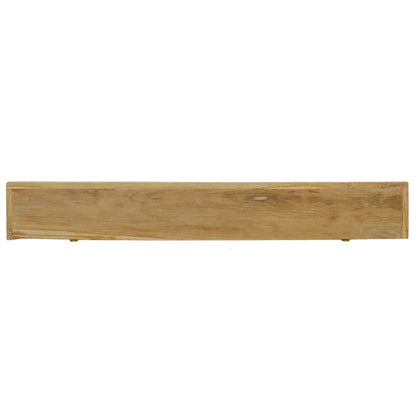 Mensole da Parete 2 pz 110x15x4 cm in Legno Massello di Teak | homemem39