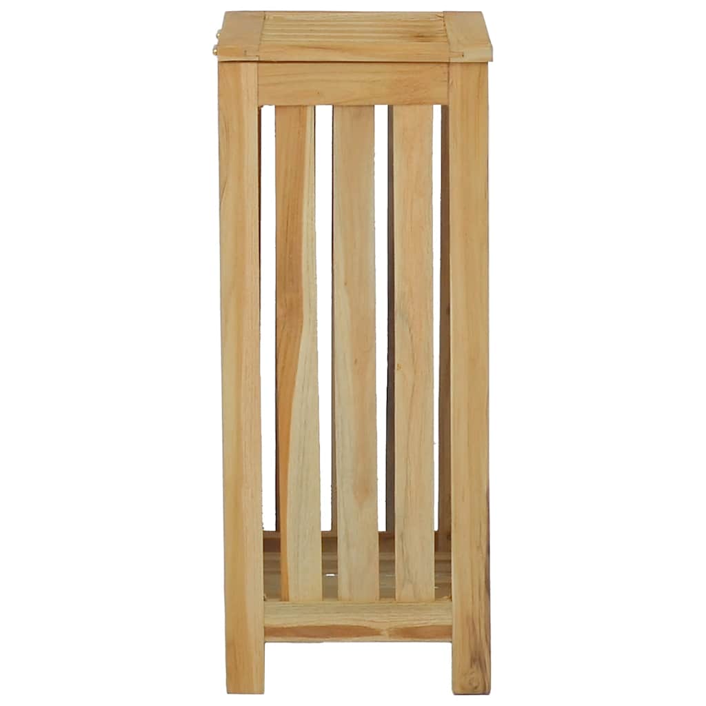 Cesto del Bucato 35x25x60 cm in Legno Massello di Teak | homemem39