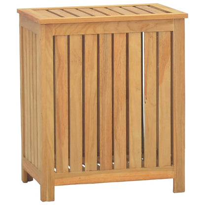 Cesto del Bucato 50x35x60 cm in Legno Massello di Teak | homemem39