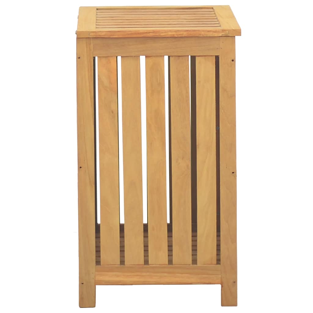 Cesto del Bucato 50x35x60 cm in Legno Massello di Teak | homemem39