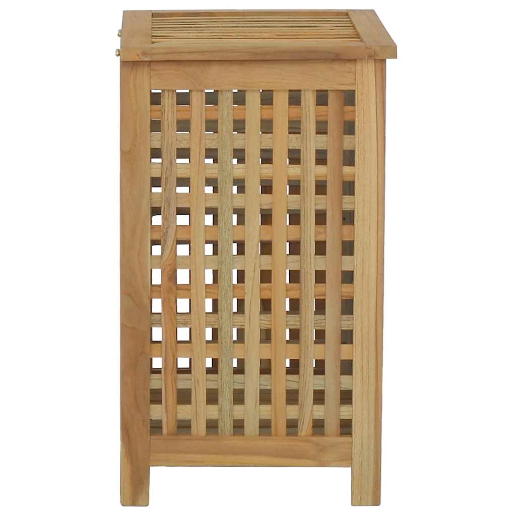 Cesto del Bucato 50x35x60 cm in Legno Massello di Teak | homemem39