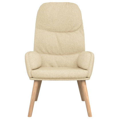 Cream Relax Armchair in Fabric