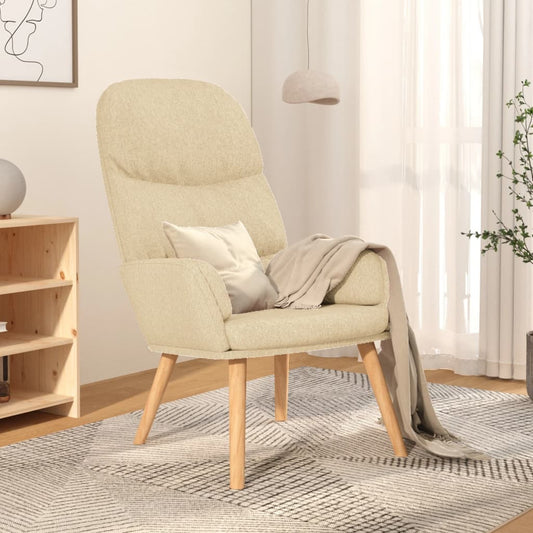 Cream Relax Armchair in Fabric