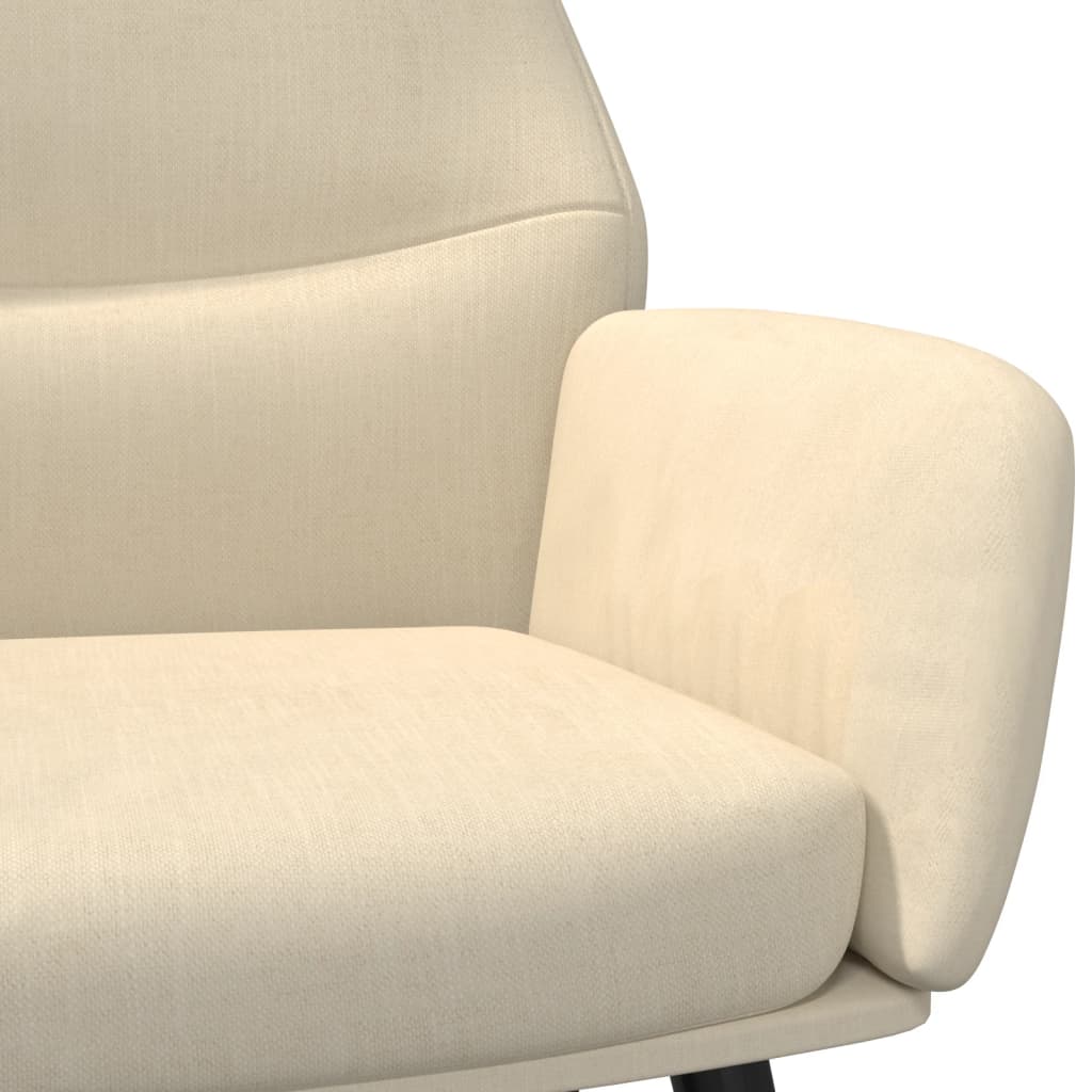 Sedia Relax Crema in Tessuto | homemem39