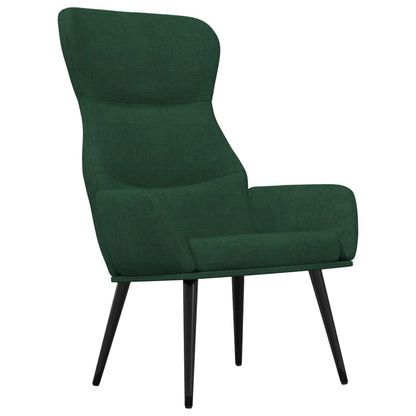 Sedia Relax Verde Scuro in Tessuto | homemem39