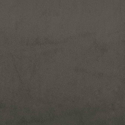 Sedia Relax Grigio Scuro in Velluto