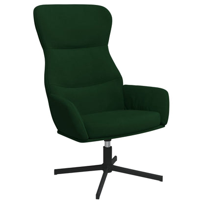 Sedia Relax Verde Scuro in Velluto - homemem39