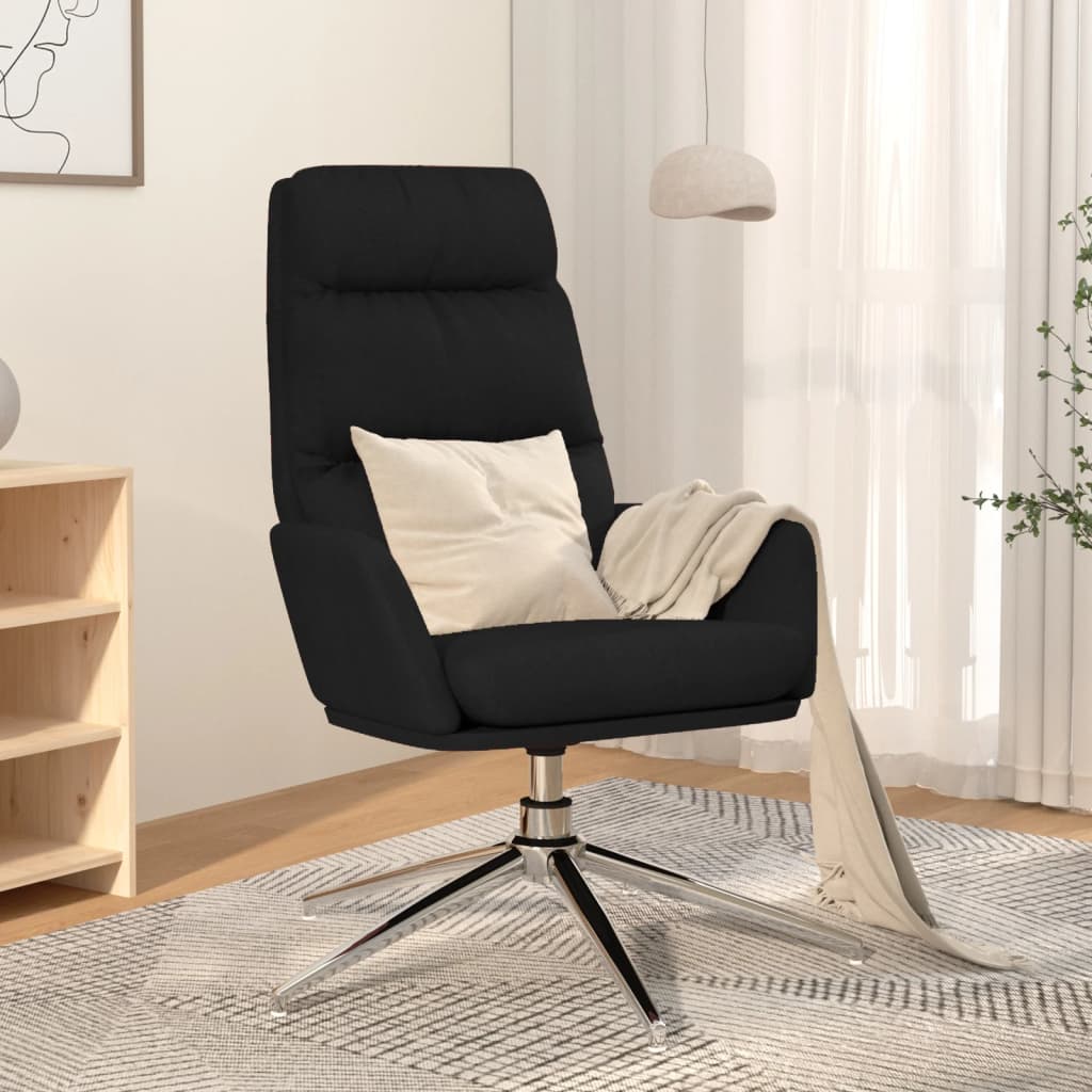 Sedia Relax Nera in Tessuto | homemem39