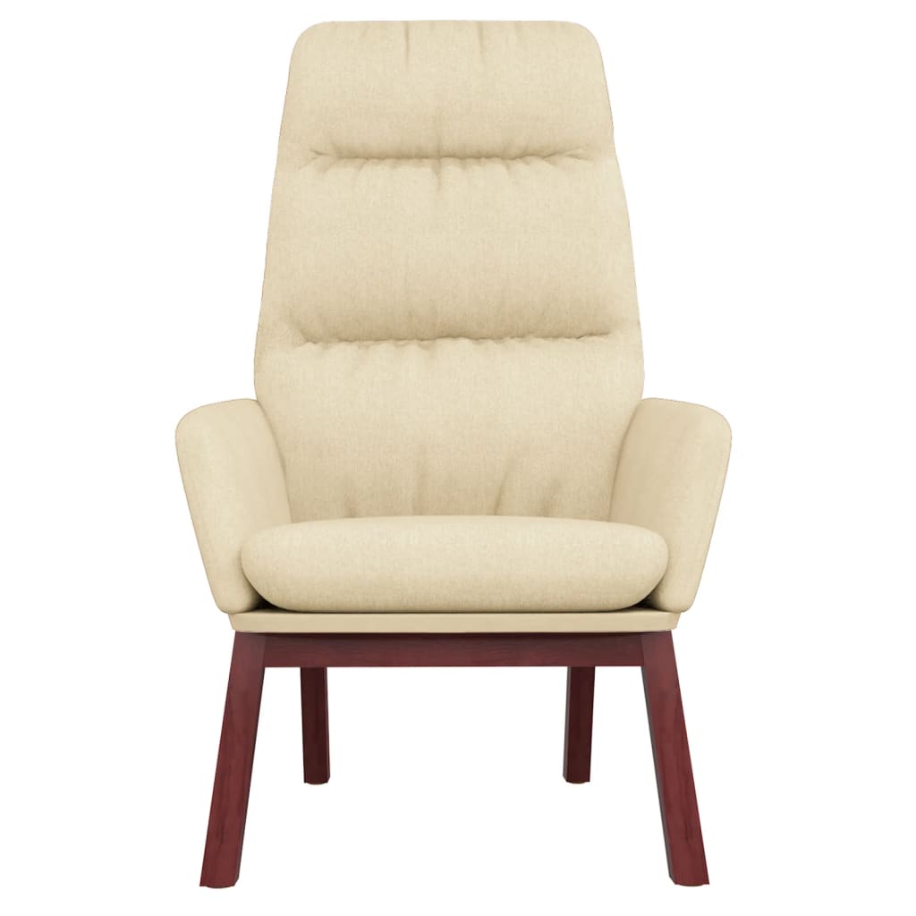 Sedia Relax Crema in Tessuto