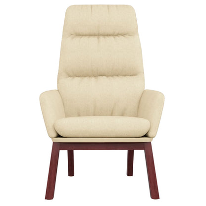 Sedia Relax Crema in Tessuto