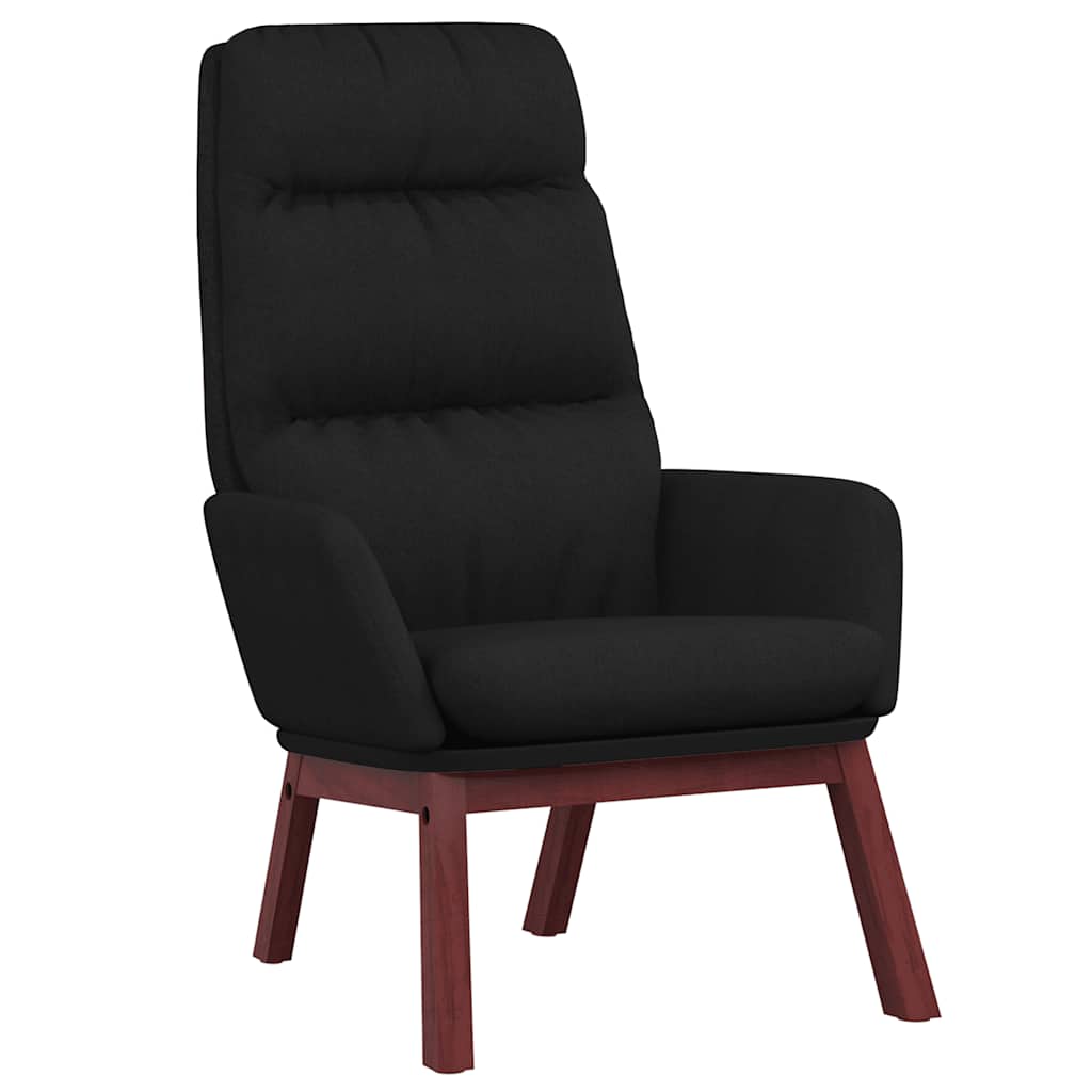 Sedia Relax Nera in Tessuto | homemem39