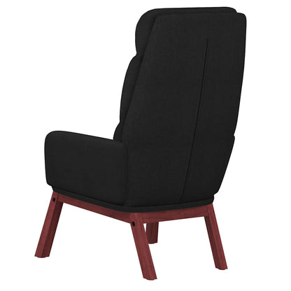 Sedia Relax Nera in Tessuto | homemem39