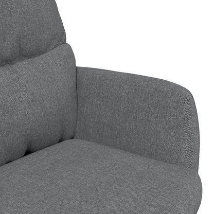 Poltrona Relax Grigio Chiaro in Tessuto | homemem39