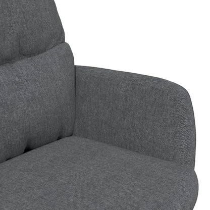 Poltrona Relax Grigio Scuro in Tessuto | homemem39