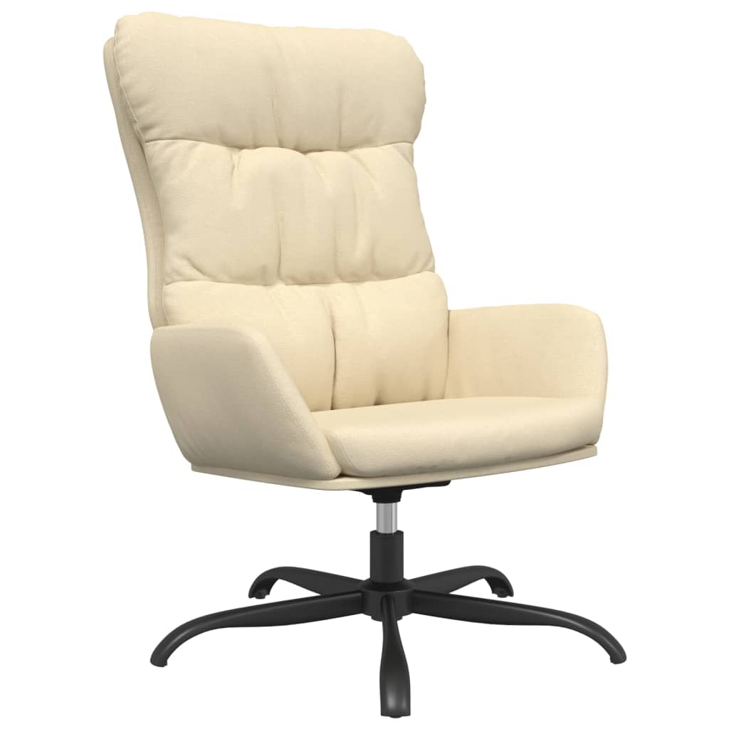 Sedia Relax Crema in Tessuto