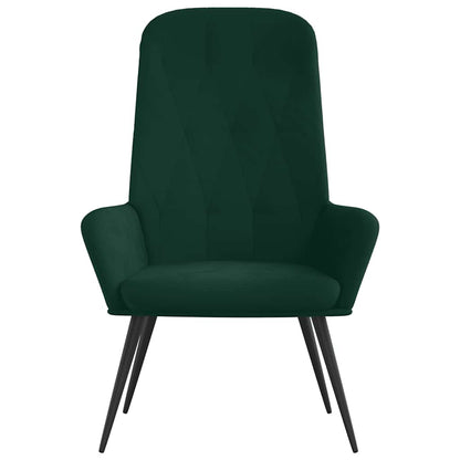 Sedia Relax Verde Scuro in Velluto | homemem39