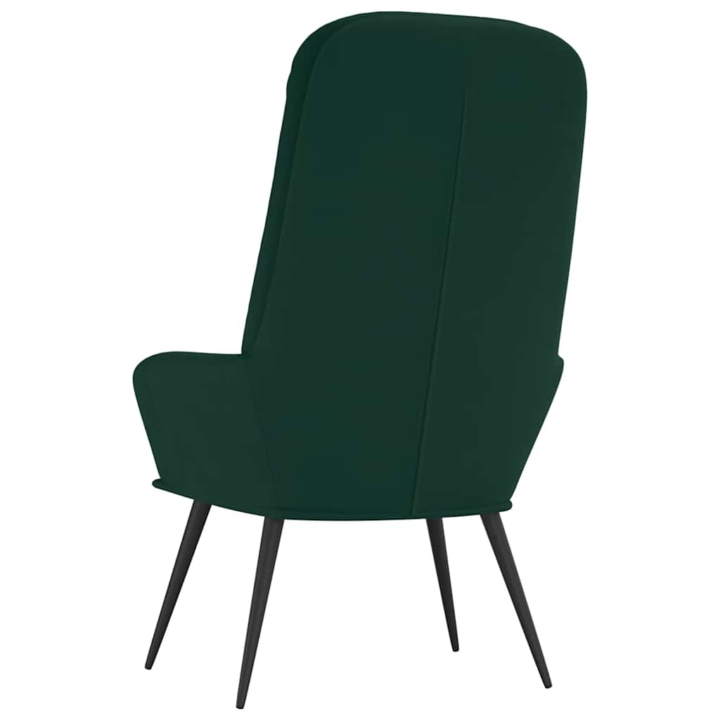 Sedia Relax Verde Scuro in Velluto | homemem39