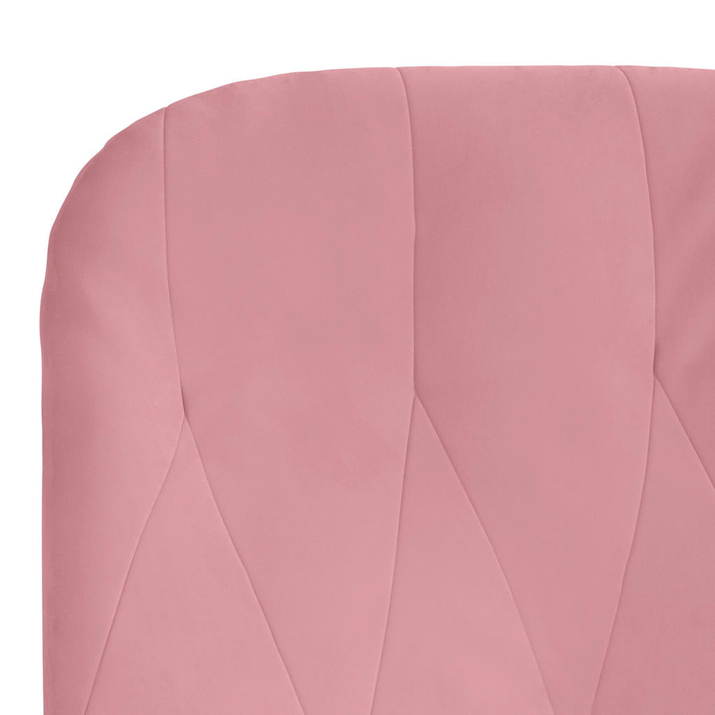 Sedia Relax Rosa in Velluto | homemem39