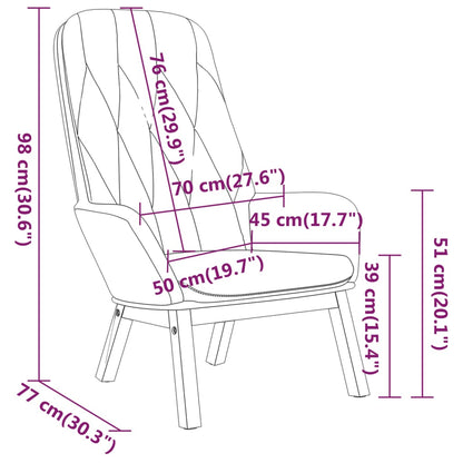 Sedia Relax Rosa in Velluto - homemem39