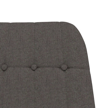 Dark Gray Rocking Armchair in Fabric