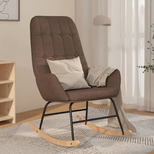 Dove Gray Rocking Chair in Fabric