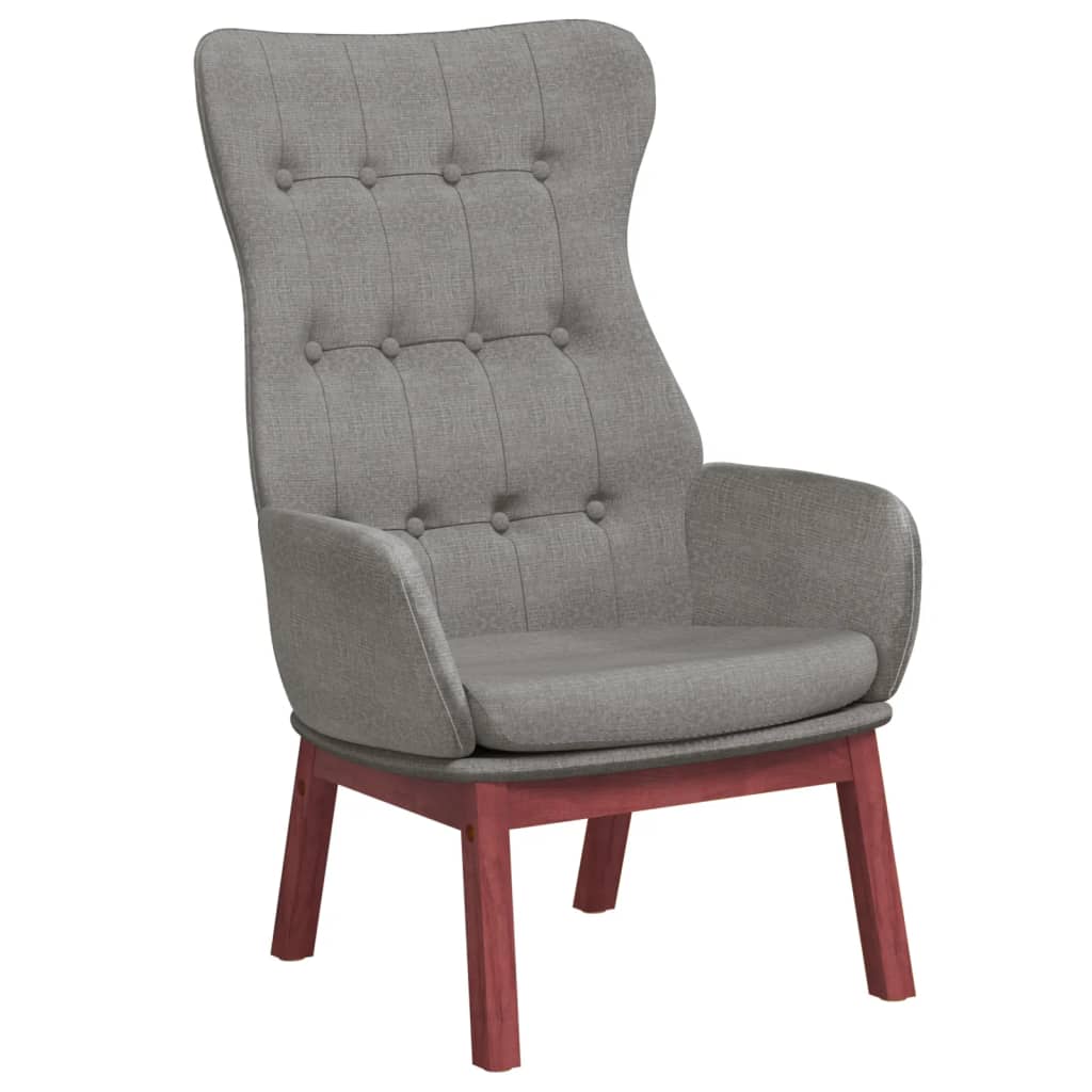 Poltrona Relax Grigio Chiaro in Tessuto - homemem39