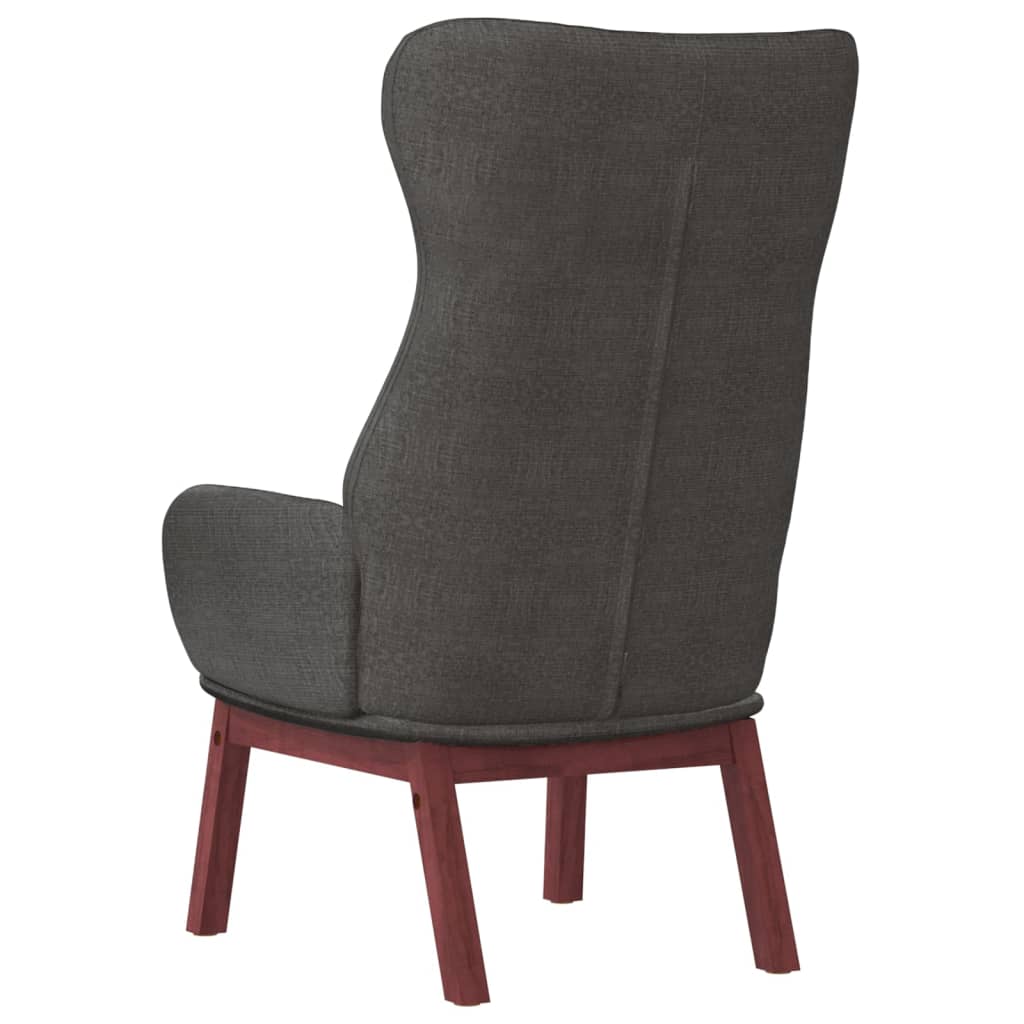 Sedia Relax Grigio Scuro in Tessuto | homemem39
