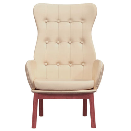 Sedia Relax Crema in Tessuto - homemem39