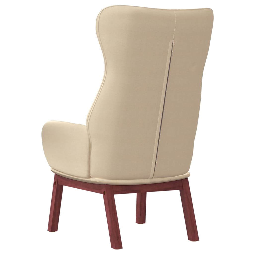 Sedia Relax Crema in Tessuto - homemem39