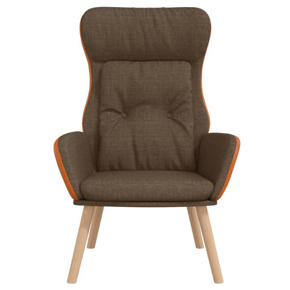 Poltrona Rilassante Marrone in Tessuto e PVC | homemem39