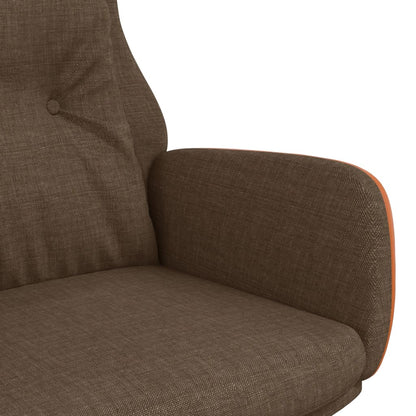 Poltrona Rilassante Marrone in Tessuto e PVC | homemem39