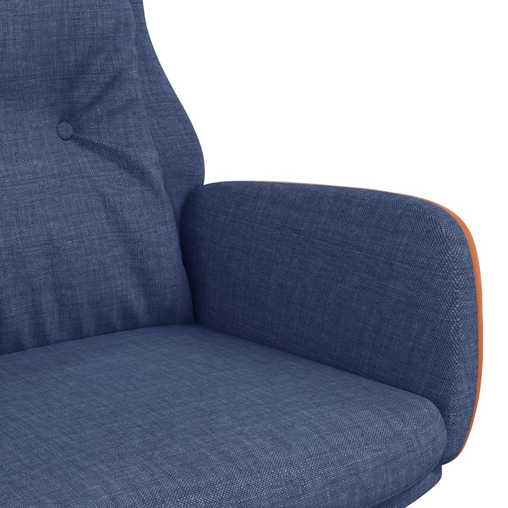 Poltrona Rilassante Blu in Tessuto e PVC | homemem39