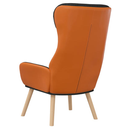 Poltrona Rilassante Nera in Tessuto e PVC | homemem39