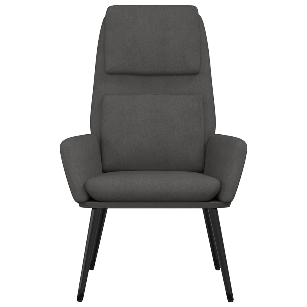 Dark Gray Relax Chair in Fabric