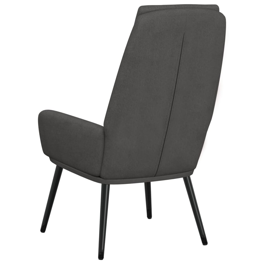 Dark Gray Relax Chair in Fabric