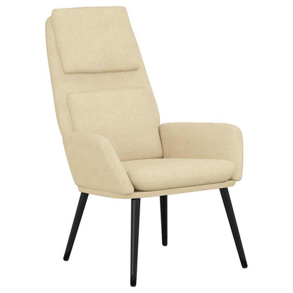 Sedia Relax Crema in Tessuto