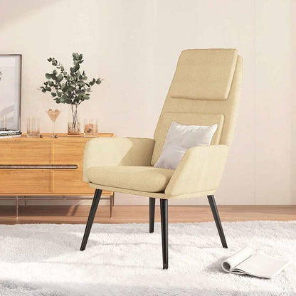 Sedia Relax Crema in Tessuto