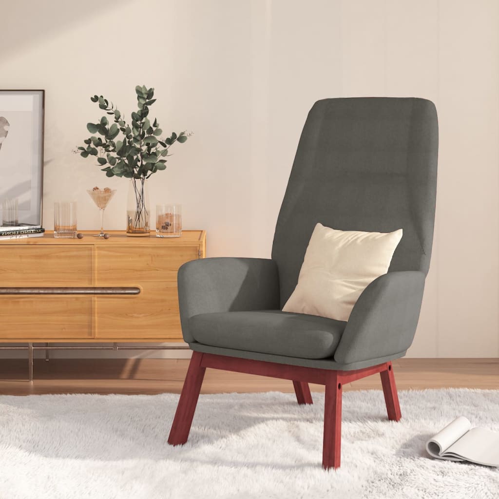 Poltrona Relax Grigio Chiaro in Tessuto | homemem39