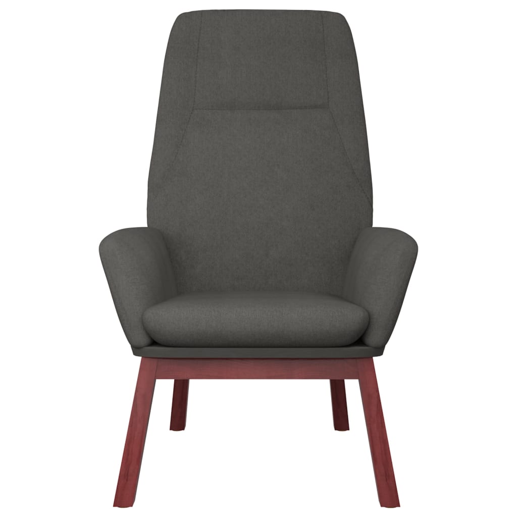 Sedia Relax Grigio Scuro in Tessuto | homemem39