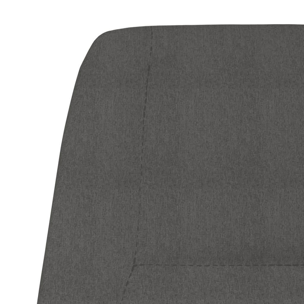 Sedia Relax Grigio Scuro in Tessuto | homemem39