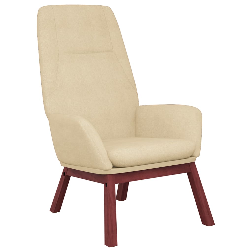 Sedia Relax Crema in Tessuto | homemem39