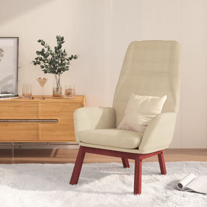 Sedia Relax Crema in Tessuto | homemem39