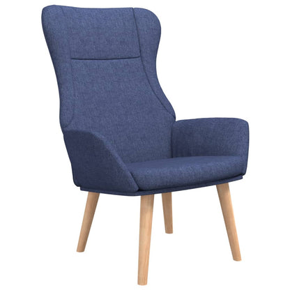 Blue Relax Armchair in Fabric