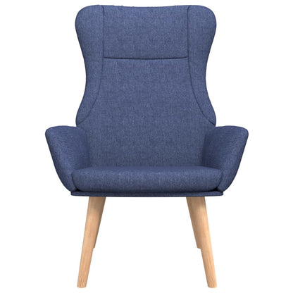 Blue Relax Armchair in Fabric