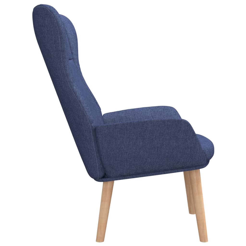 Blue Relax Armchair in Fabric