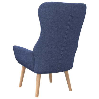 Blue Relax Armchair in Fabric