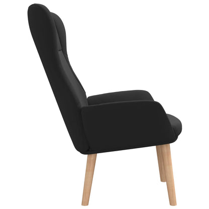 Black Relax Chair in Fabric