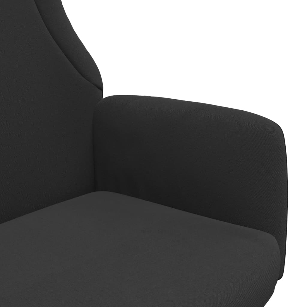 Black Relax Chair in Fabric